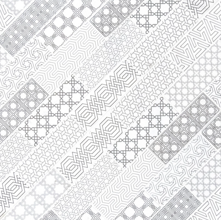 Abani Encaustic Subway Tile-1 sqft