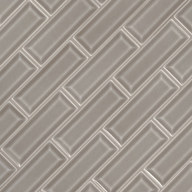 Dove Gray 2x6 Beveled Tile BY MSI (10 sq. ft./Case)