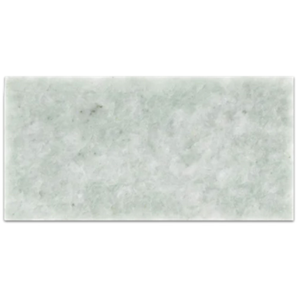 Ming Green 3x6 Polished Marble Floor Wall Tile for Kitchen Backsplash, Bathroom Shower, Fireplace, Accent Decor