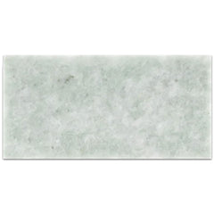 Ming Green 3x6 Polished Marble Floor Wall Tile for Kitchen Backsplash, Bathroom Shower, Fireplace, Accent Decor