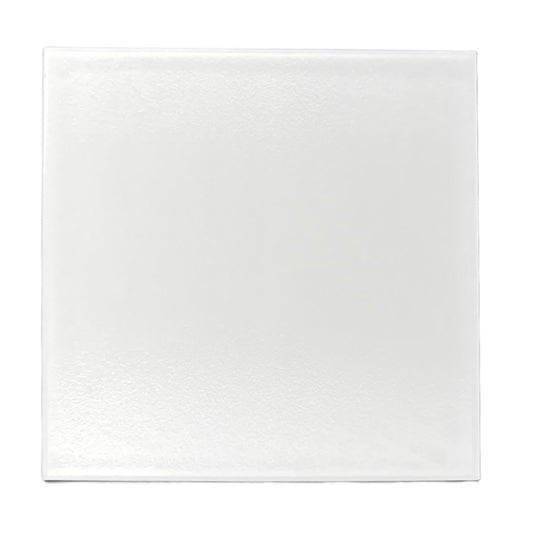 White 8x8 Subway Square Porcelain Floor Wall Tile Backsplash Matte Finish (Box of 12.7 Sqft - 30 Pieces) for Kitchen, Bathroom Shower, Accent Decor, Fireplace