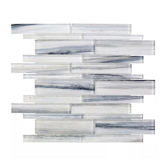 Tenedos HTC248 Ocean Mist Linear Glass Mosaic Tile