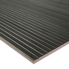 UrbanSlat Carbon 16 in. x 48 in. Matte Ceramic Fluted Wall Tile (15.51 sq. ft./Case)