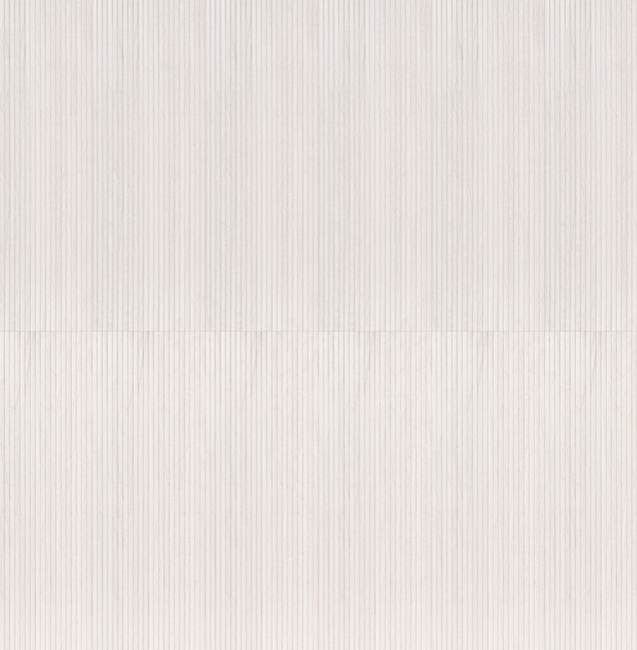 UrbanSlat White 16 in. x 48 in. Matte Ceramic Fluted Wall Tile (15.51 sq. ft./Case)