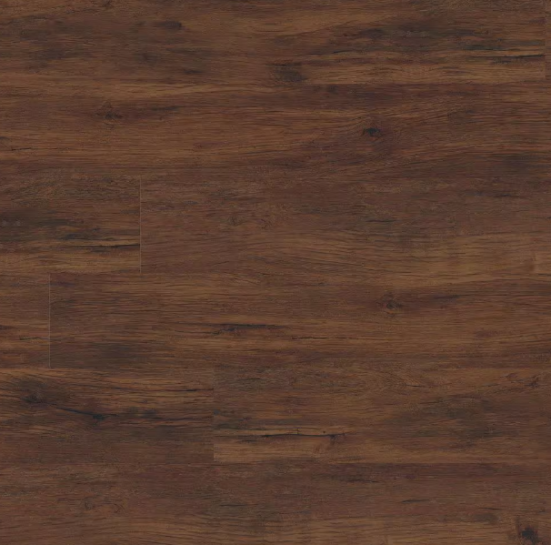 Antique Mahogany 12 MIL x 7 in. W x 48 in. L Waterproof Rigid Core Luxury Vinyl Plank Flooring (23.8 sq. ft./case)