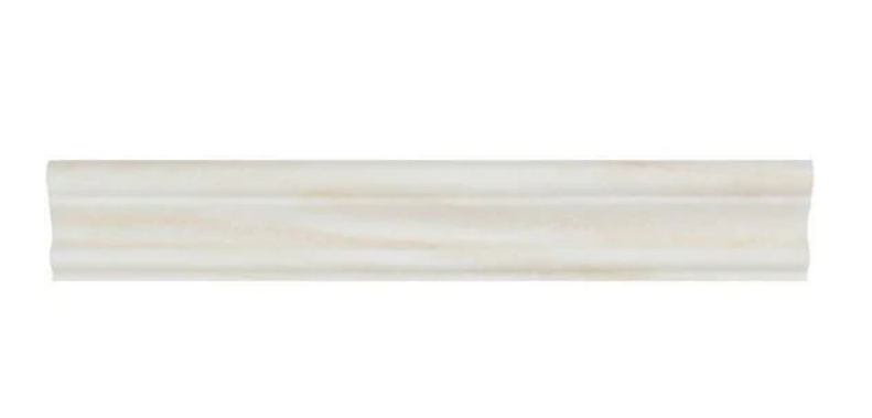 Tenedos White Onyx 2X12 Polished Crown Molding