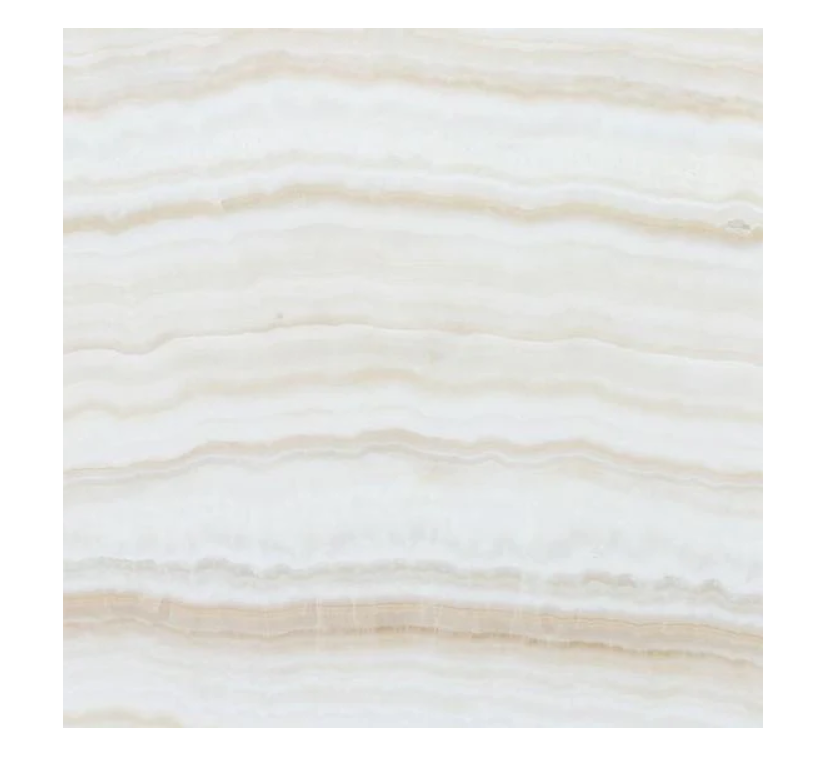 White Onyx Vein Cut 12x12 Polished Field Tile