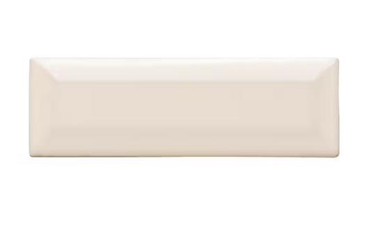 Antique White Beveled 12 in. x 12 in. Glossy Ceramic Patterned Look Wall Tile by MSI (10 sq. ft./Case)