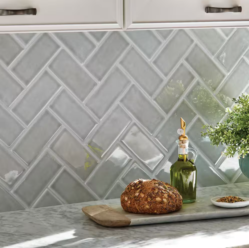Morning Fog Subway Tile 3x6 Glossy Ceramic Subway Wall Tile by MSI (1 sq. ft./Case)