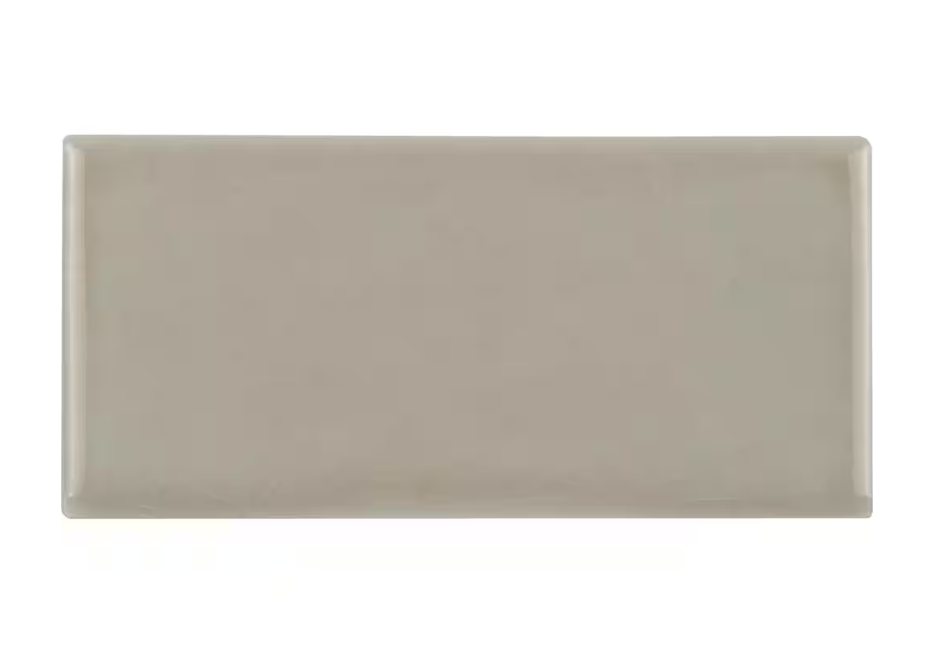 Portico Pearl Subway 3 in. x 6 in. Handcrafted Glossy Ceramic Subway Wall Tile by MSI (1 sq. ft. / case)