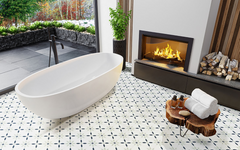 Greta Encaustic Tile Matte 8x8- 1 Piece