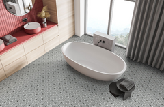 Zaria Modena Encaustic Tile Matte 8x8- 1 Piece