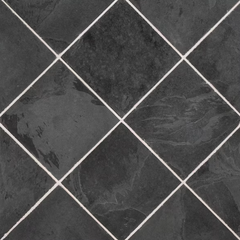 Montauk Black Classic Gauged Slate Tile, 12 in. x 12 in. Floor and Wall (10 sq. ft. / case)