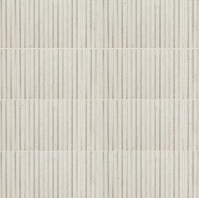 Pearl Stax 6 in. x 12 in. Polished Porcelain Fluted Subway Wall Tile (8.33 sq. ft./Case) MSI