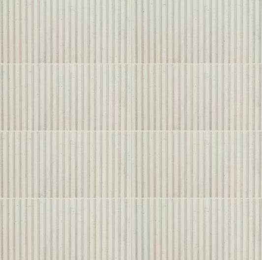 Pearl Stax 6 in. x 12 in. Polished Porcelain Fluted Subway Wall Tile (8.33 sq. ft./Case) MSI