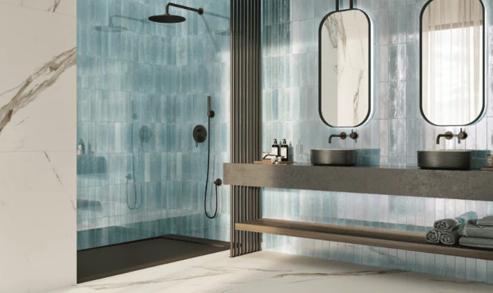 Agadir Agua 2.8×11 Bright Ceramic Tile  HTC- 1 box (5.49 sqft)