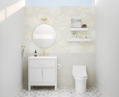 Calacatta Gold Italian Marble with Bardiglio Gray Triangles Geometrica Mosaic Tile Polished(Glossy)