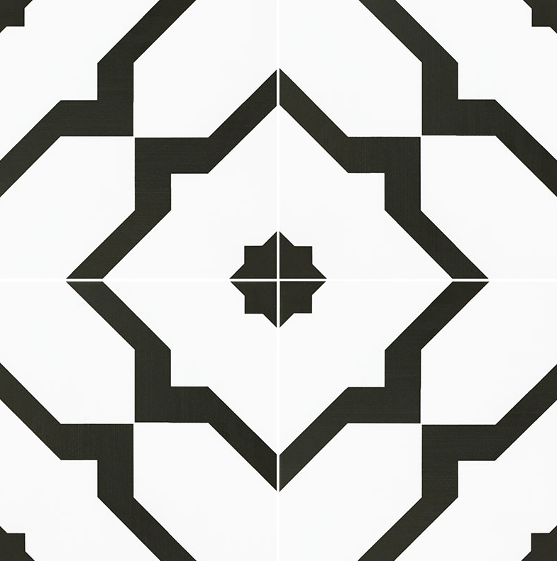 Gia Encaustic Tile Matte 8x8- 1 Piece