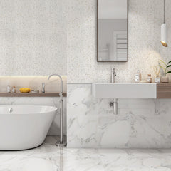 18x18 Calacatta Gold Italian Marble Tile Honed (Matte)