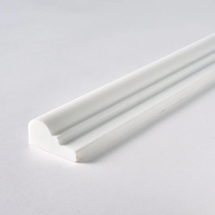 Tenedos Bianco Dolomite Chair Rail Polished/Honed