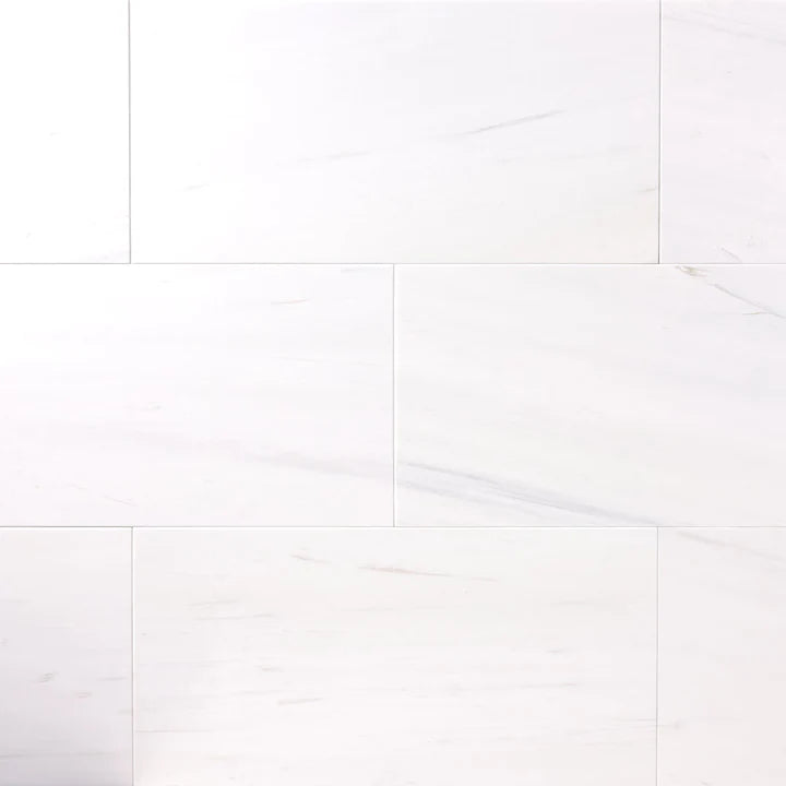 Tenedos Bianco Dolomite 12x24 Premium Polished Field Tile