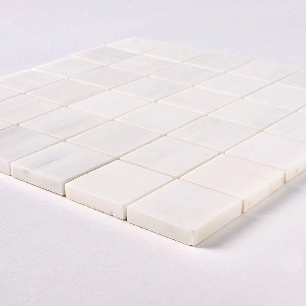 Tenedos Bianco Dolomite 2x2 Mosaic Polished/Honed