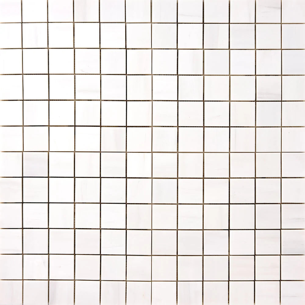 Tenedos Bianco Dolomite 2x2 Mosaic Polished/Honed