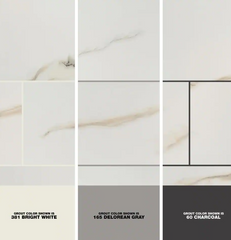 Aria Bianco 12 in. x 24 in. Polished Porcelain Floor and Wall Tile (16 sq. ft. / case)