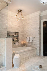3x12 Calacatta Gold Italian Marble Subway Tile Honed (Matte)