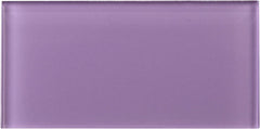 TCSAG-13 3x6 Purple Glass Subway Tile -Kitchen and Bath Backsplash Wall Tile