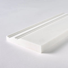 Tenedos Bianco Dolomite Baseboard Molding Polished/Honed