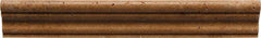 Noche, Noce Tumbled Travertine 2x12 CROWN OGEE Wall Tile (1 PIECE)