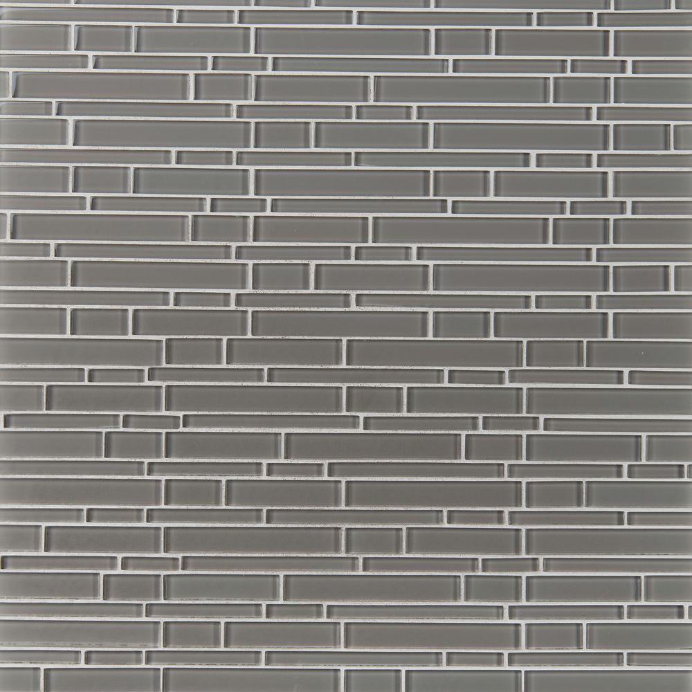 MSI Pebble Interlocking 12 in. x 12 in. x 8mm Glass Mesh-Mounted Mosaic Tile