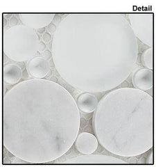 BFS101 Tiles Bubble series Bubble Full Sheets White Dove 12 x 12 Sheet