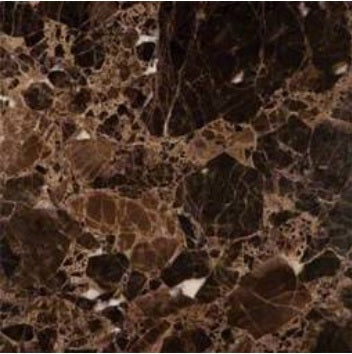 Tenedos Dark Emperador Premium Spain Polished Marble Mosaic Tiles 1 Square Feet (12x12x3/8 INCH TILE)