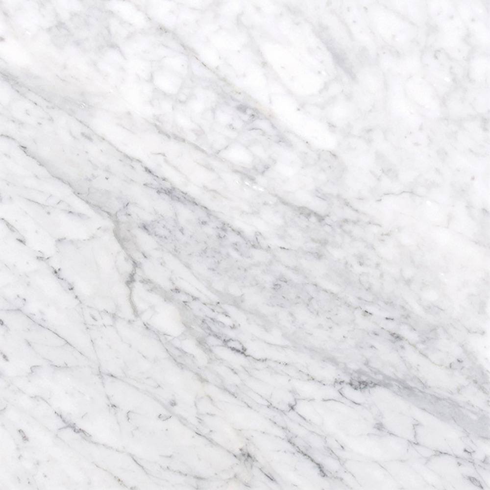 Carrara Marble White Bianco Greyish 12x12 Marble Floor Wall Tile Honed for Kitchen Backsplash, Bathroom Flooring Shower, Fireplace, Entryway Corrido Spa