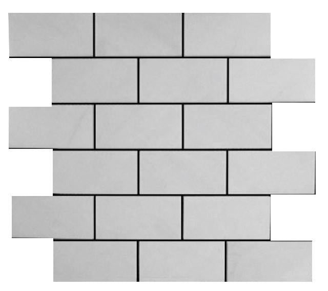 Bianco Dolomite Marble Italian White Dolomite 2x4 Mosaic Tile Polished