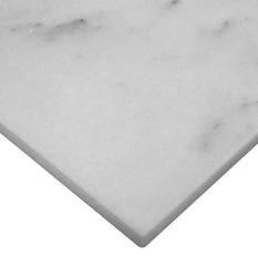 Carrara Marble Italian White Bianco Carrera 18x18 Marble Tile Honed - Tenedos