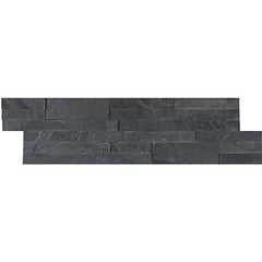 MSI Midnight Ash Peel and Stick Stacked Stone Brick 21.75" X 6", Wall Tile, Fireplace Tile, Backsplash Tile, Bathroom Tile, Easy DIY Tile (Box of 15pcs ) - Tenedos