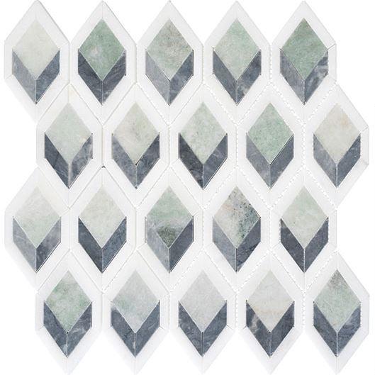 Cornflower Way Glass Wall Tile AHR432