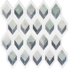 Cornflower Way Glass Wall Tile AHR432