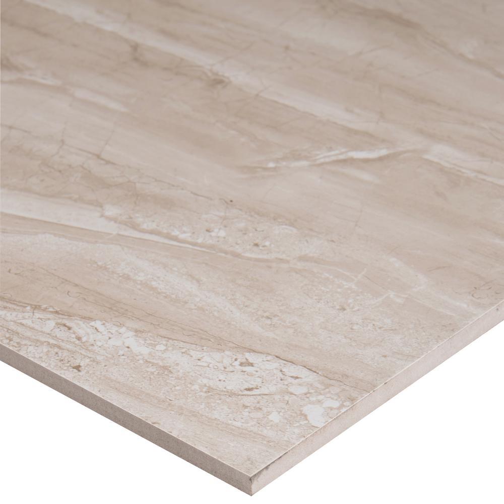 MS International Vigo Beige 12 in. x 24 in. Glazed Ceramic Floor and Wall Tile (16 sq. ft. / case)