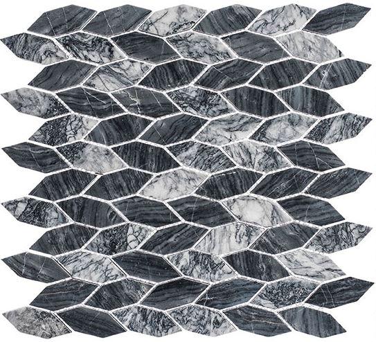 GT Wall Tiles Salem Charcoal (Long Hex) CLNL287