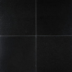 Tenedos Absolute Black Granite Floor and Wall Tile 12x12 Polished for Kitchen Countertops, Bathroom Wall, Entrance Floor Tile, Backsplash Tile, Fireplace Surround