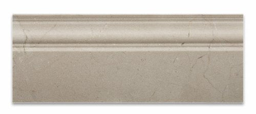 Spanish Crema  Marfil Polished Marble Wall Baseboard Trim Molding Tile  4x12