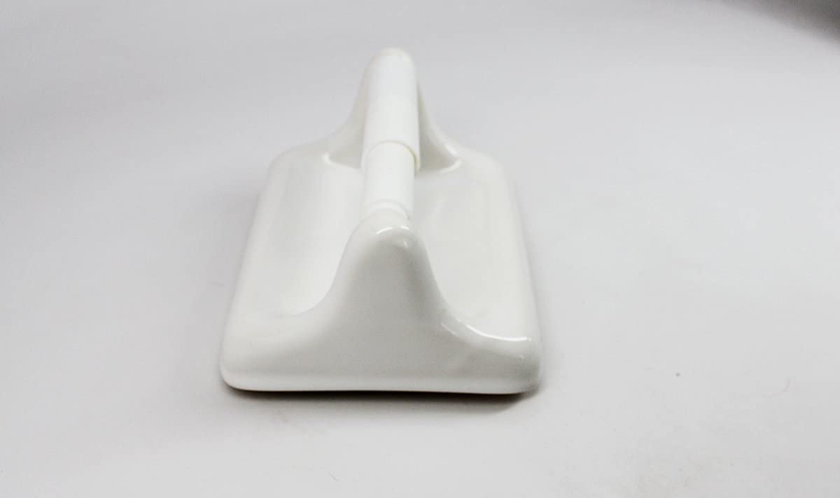 Bath Accessories White Toilet Ceramic Paper Holder