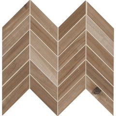 MS International NHAVSADCHE12X15 Mesh-Mounted Chevron Pattern Porcelain Floor Mosaic Tile (10 sq. ft. / case)