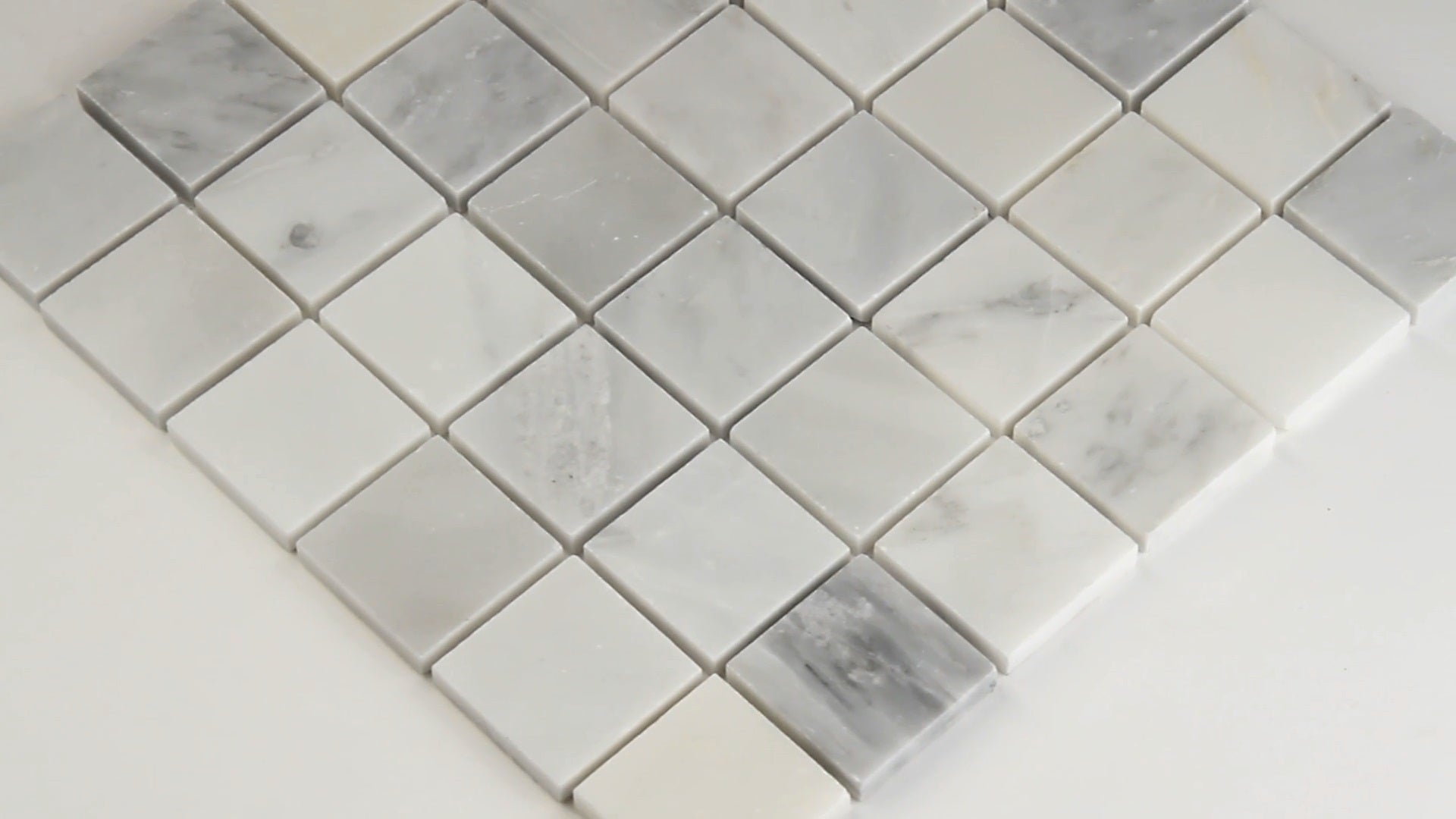 MS International 2 in.x 2 in. Greecian White Mosaic Honed - 12 in.x12 in. Sheet