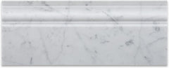 Italian Carrara White Greyish Marble  5x12 Baseboard Floor Wall Tile