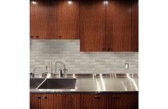 Vogue Tile Ivory Brick 2-1/3 in. x 10 in. Glazed Porcelain Floor and Wall Tile (5.17 sq. ft. / case)